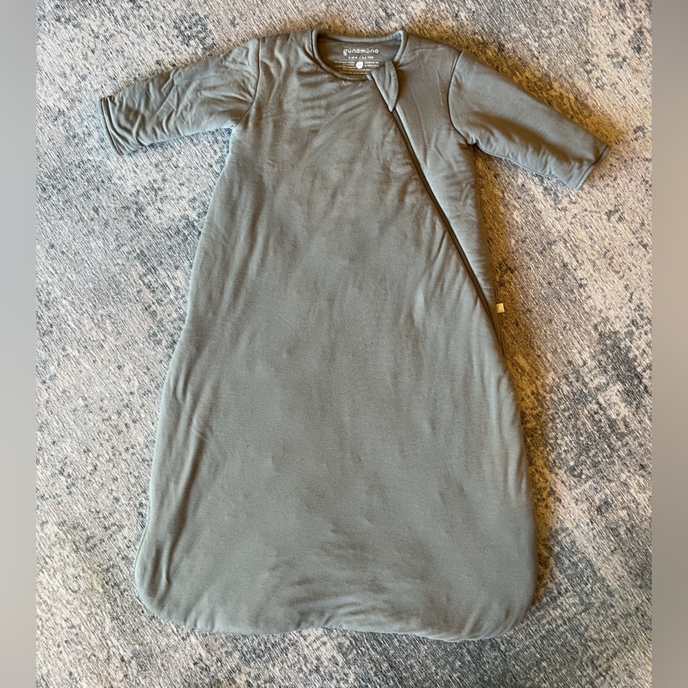 Gunamuna long sleep sleep sack, Sage, 9-18 months, 2.5 TOG